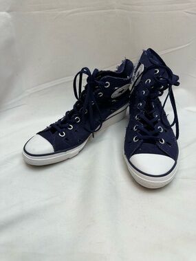 Converse High Top Sneakers - Navy & White 5.5 New